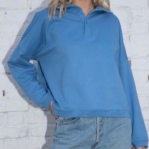 Brandy Melville Blue Archer Sweater